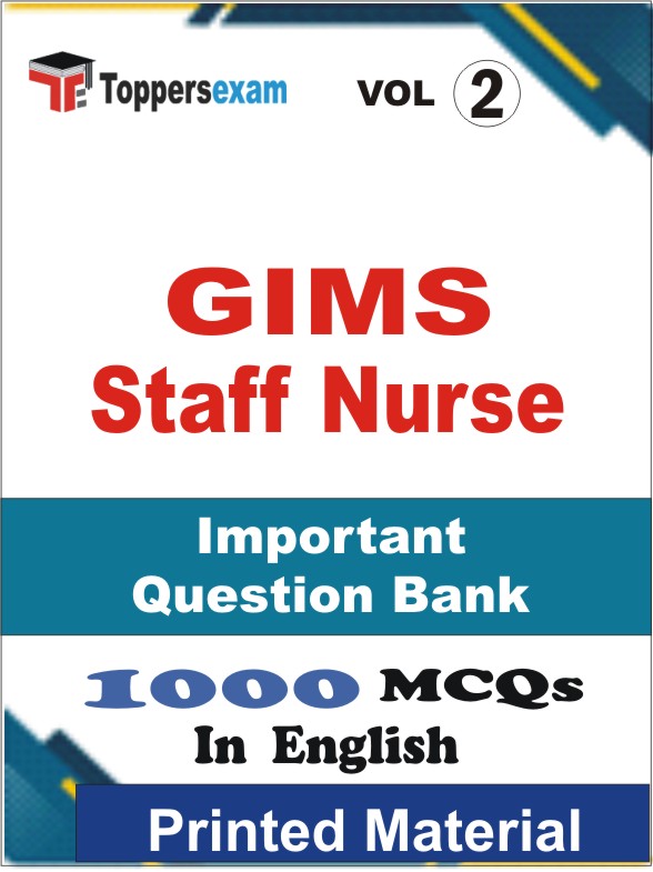 GIMS Staff Nurse Book in English - Objective MCQ (VOL.2)