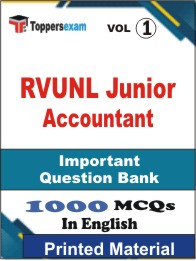 RVUNL Junior Accountant  Book in English - Objective MCQ(VOL.1)