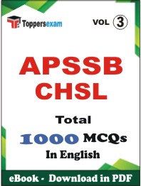 APSSB CHSL PDF Book in English - MCQ / Objective Questions (VOL.3)