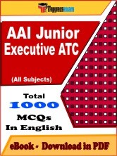 EBook of AAI Junior Executive ATC Exam (Objective Questions /MCQ) PDF in English
