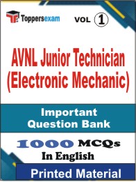 AVNL Junior Technician (Electronic Mechanic) Book in English - Objective MCQ (VOL.1)
