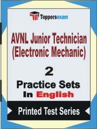 AVNL Junior Technician (Electronic Mechanic) Book in English - Question Paper / Practice Set