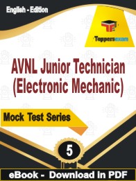 AVNL Junior Technician (Electronic Mechanic) Test PDF Book In English - Practice Set