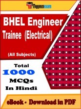 EBook of BHEL Engineer Trainee (Electrical) Exam, PDF Format in Hindi