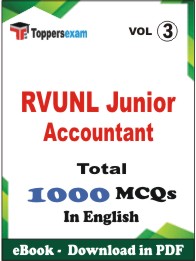 RVUNL Junior Accountant PDF Book In English - MCQ / Objective Questions(VOL.3)