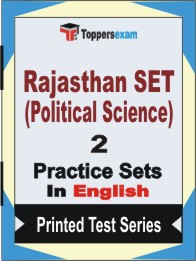Rajasthan SET (Political Science) Book in English - Question Paper / Practice Set