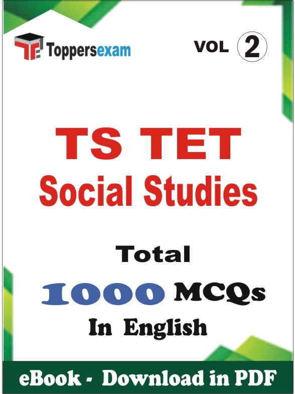 TS TET Social Studies PDF Book In English - MCQ / Objective Questions (VOL.2)