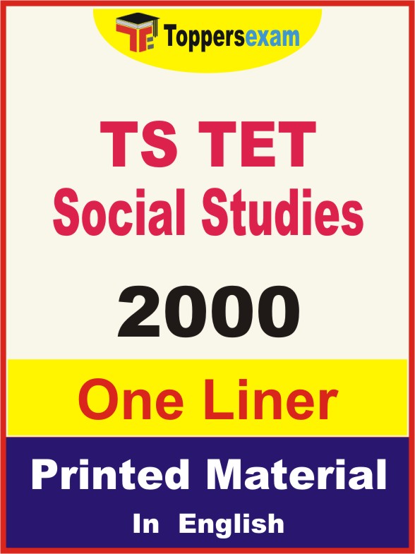 TS TET Social Studies One Liner Book in English