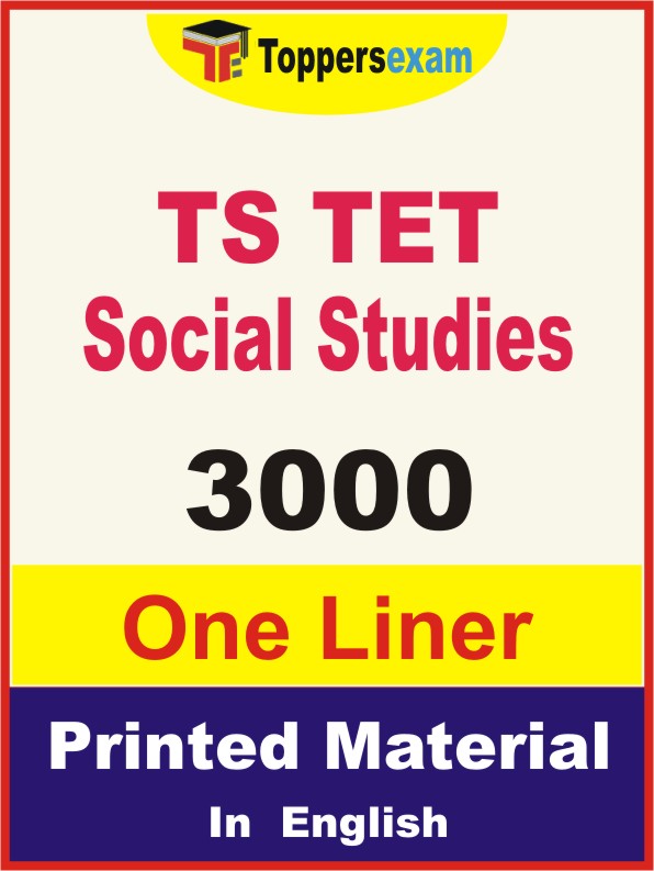TS TET Social Studies One Liner Book in English