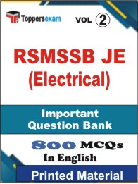 RSMSSB JE (Electrical) Book in English - Objective MCQ (VOL.2)