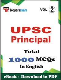 UPSC Principal PDF Book in English - MCQ / Objective Questions (VOL.2)