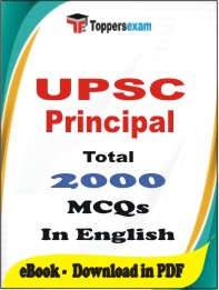 UPSC Principal PDF Book in English - MCQ / Objective Questions