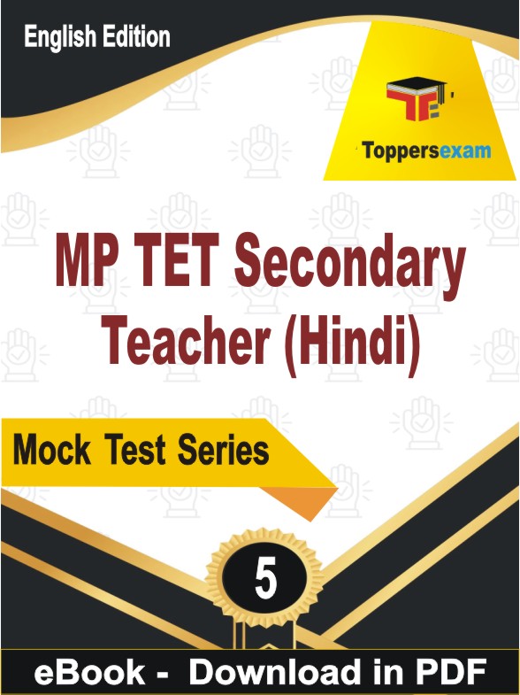 MP TET Secondary Teacher (Hindi) PDF Book In English - Practice Set