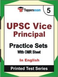 UPSC Vice Principal Book in English - Mock Test / Practice Set