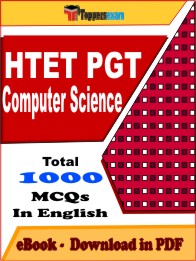 HTET PGT Computer Science Exam PDF Book In English - MCQ / Objective Questions
