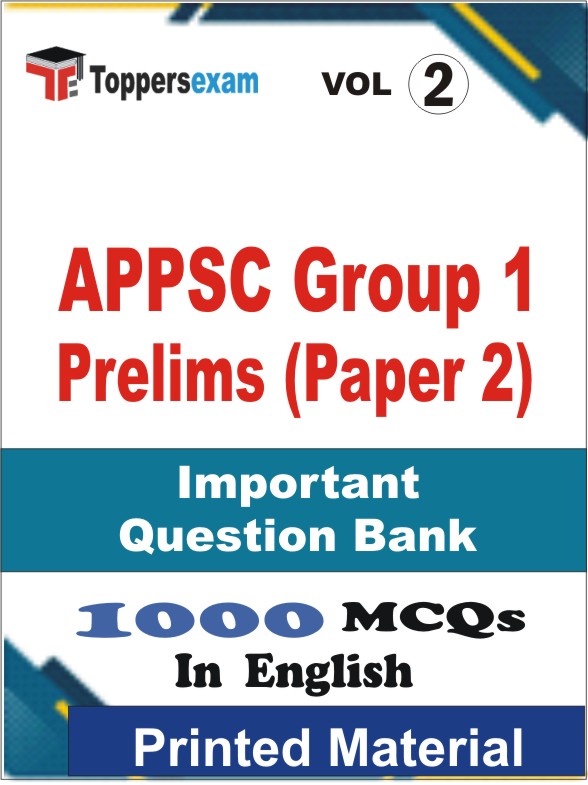 APPSC Group 1 Prelims (Paper 2) Book in English - Objective MCQ (VOL.2)
