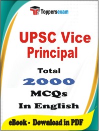 UPSC Vice Principal PDF Book in English - MCQ / Objective Questions