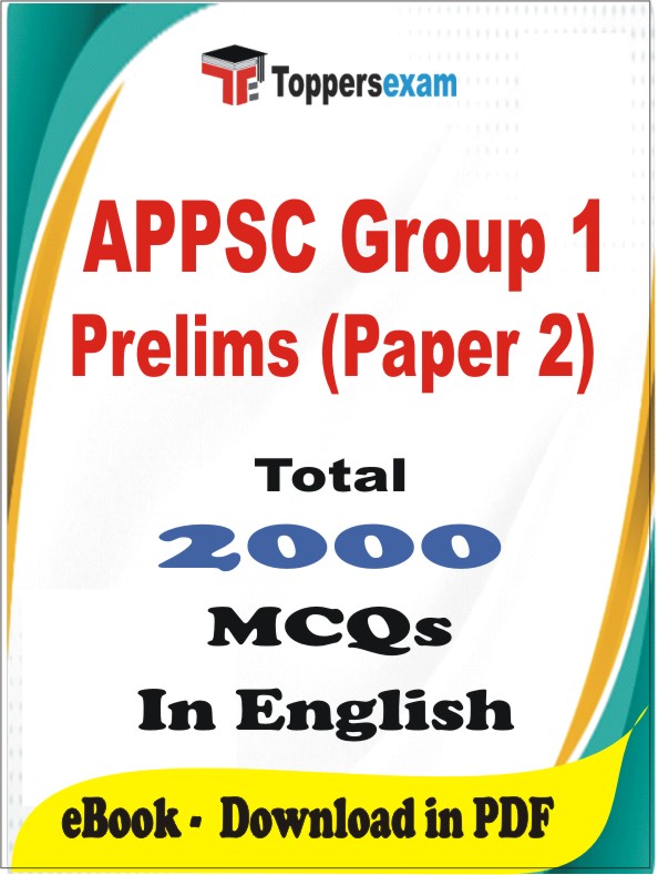 APPSC Group 1 Prelims (Paper 2) PDF Book In English - MCQ / Objective Questions