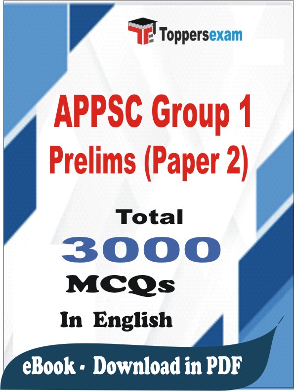 APPSC Group 1 Prelims (Paper 2) PDF Book In English - MCQ / Objective Questions