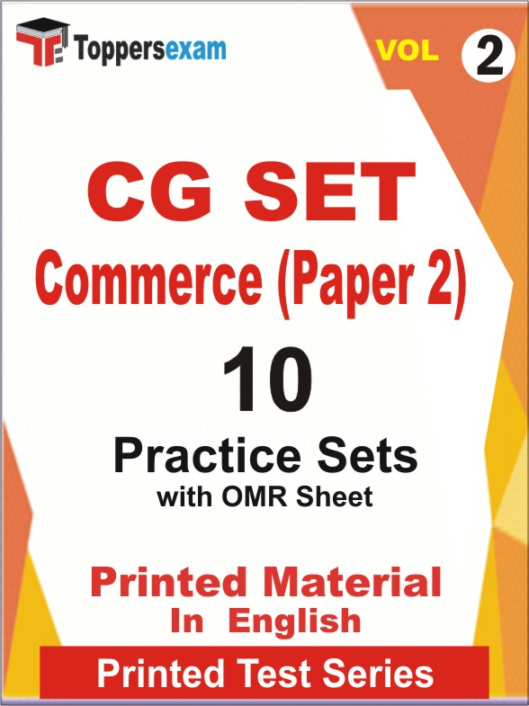 CG SET Commerce (Paper 2) Book in English - Practice Set (VOL.2)
