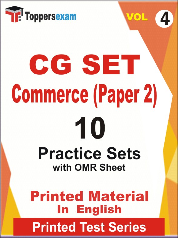 CG SET Commerce (Paper 2) Book in English - Practice Set (VOL.4)