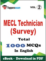 MECL Technician (Survey) PDF Book In English - MCQ / Objective Questions (VOL.2)
