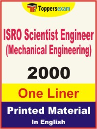 ISRO Scientist Engineer (Mechanical Engineering) One Liner Book in English
