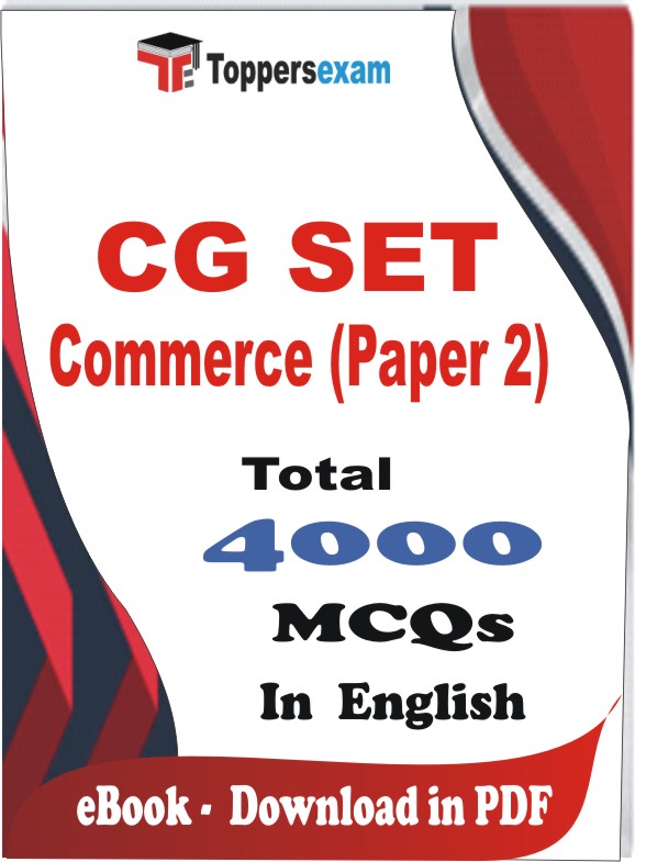 CG SET Commerce (Paper 2) PDF Book In English - MCQ / Objective Questions