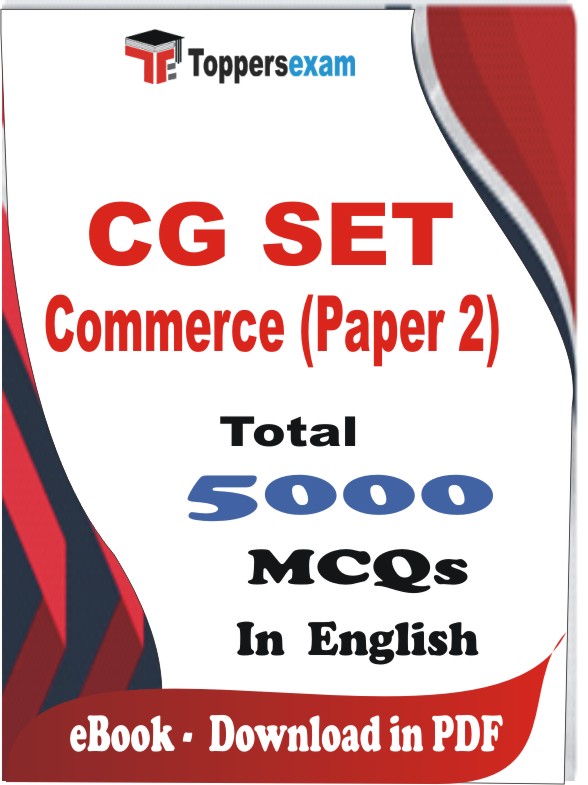 CG SET Commerce (Paper 2) PDF Book In English - MCQ / Objective Questions