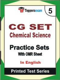 CG SET Chemical Science Book in English - Mock Test / Practice Set