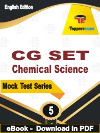 CG SET Chemical Science PDF Book In English - Practice Set