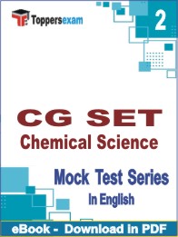 CG SET Chemical Science PDF Book In English - Question Paper