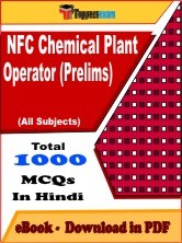 EBook of NFC Chemical Plant Operator (Prelims) Exam, PDF Format in Hindi