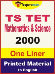TS TET Mathematics & Science One Liner Book in English