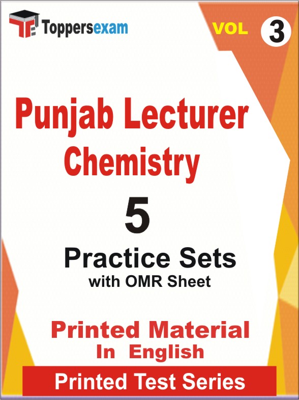 Punjab Lecturer Chemistry Book in English - Practice Set (VOL.3)