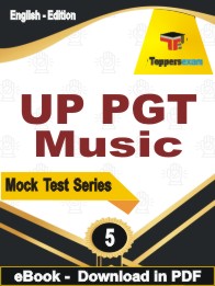 UP PGT Music Test PDF Book In English - Practice Set
