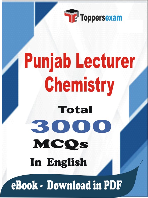 Punjab Lecturer Chemistry PDF Book In English - MCQ / Objective Questions