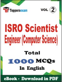 ISRO Scientist Engineer (Computer Science) PDF Book In English - MCQ / Objective Questions (VOL.2)