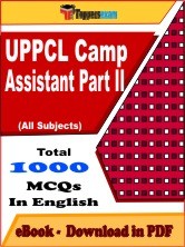 EBook of UPPCL Camp Assistant (Part 2) Exam, PDF Format in English