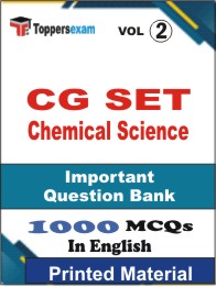 CG SET Chemical Science  Book in English - Objective MCQ(VOL.2)