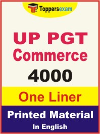 UP PGT Commerce One Liner Book in English