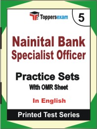 Nainital Bank Specialist Officer Book in English - Mock Test / Practice Set