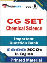 CG SET Chemical Science  Book in English - Objective MCQ(VOL.5)