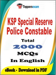 KSP Special Reserve Police Constable PDF Book in English - MCQ / Objective Questions