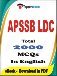 APSSB LDC PDF Book in English - MCQ / Objective Questions