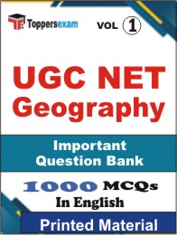 UGC NET Geography Book in English - Objective MCQ (VOL.1)