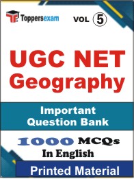 UGC NET Geography Book in English - Objective MCQ (VOL.5)