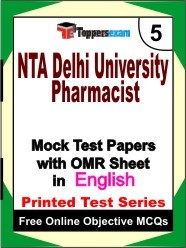 NTA Delhi University Pharmacist Exam Mock Test Papers (Book) in English