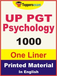 UP PGT Psychology One Liner Book in English