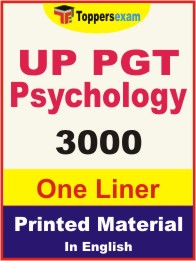 UP PGT Psychology One Liner Book in English